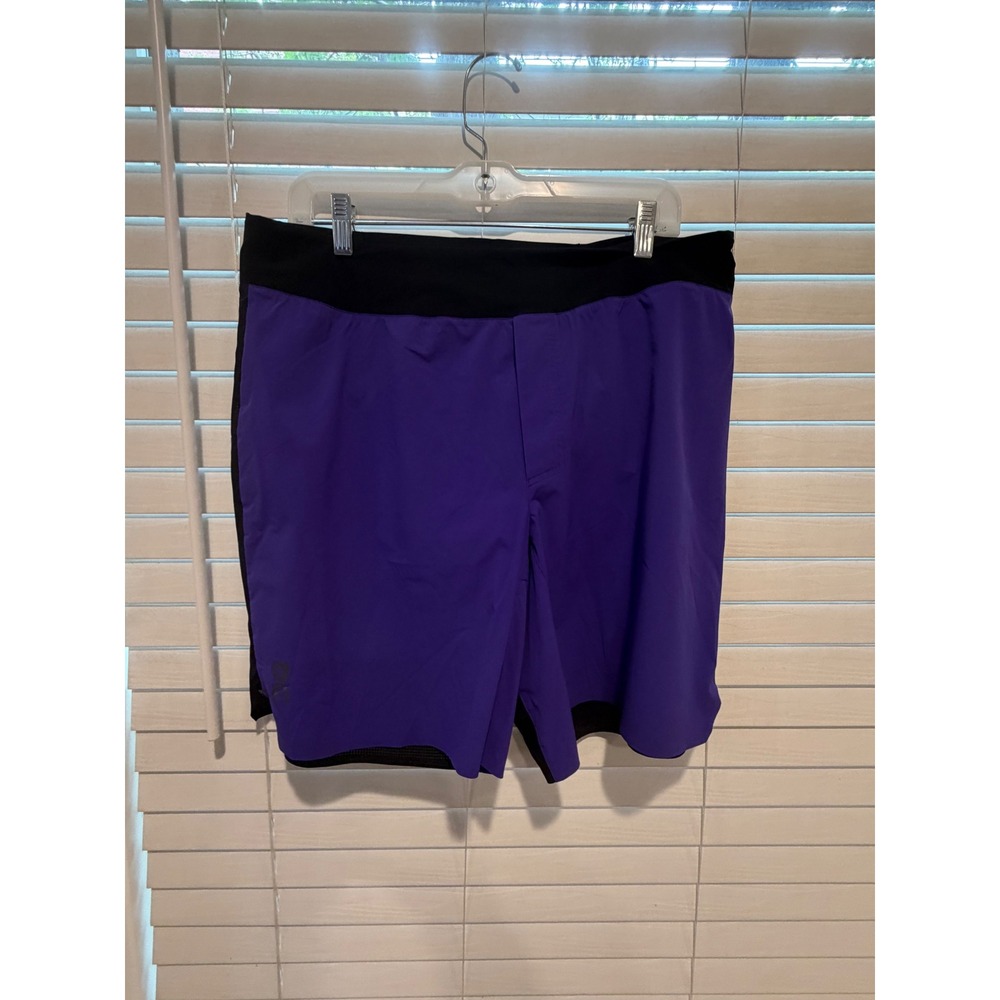 On Running Lightweight Shorts Mens XL Purple Black Athletic Gym Training Liner